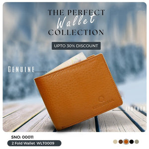 Oriyana Men's Genuine Leather Wallet | 2 Fold Wallet