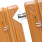 Monarch Lightweight PC 3 Pcs Set (20/24/28 Inch) Luggage Bags with Extra size expansion facility