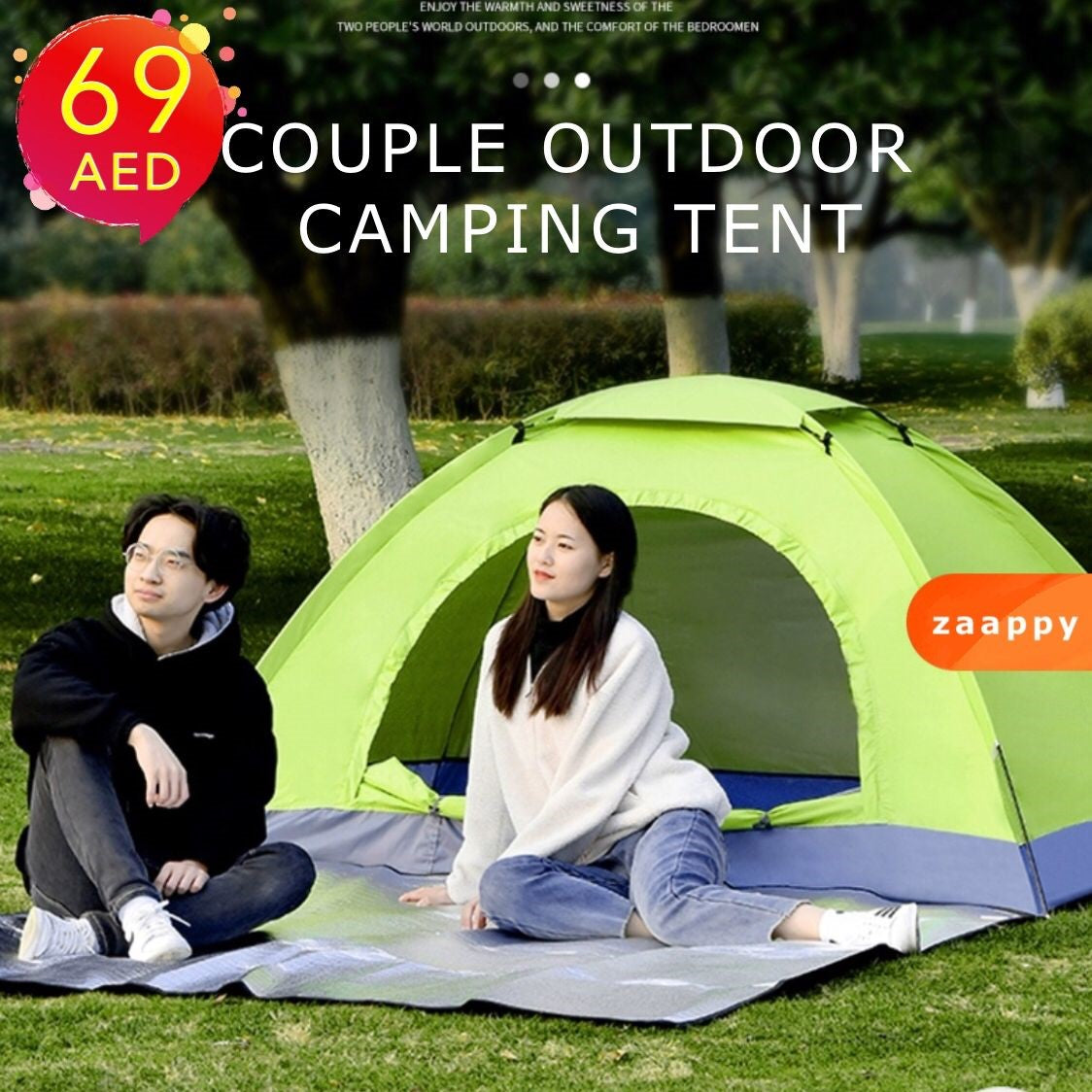 High Grade Manual Outdoor Tent | Couples Camping Tent