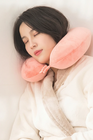 Memory Foam Neck Pillow U-Shaped | Super Soft Cute Neck Rest Cushion
