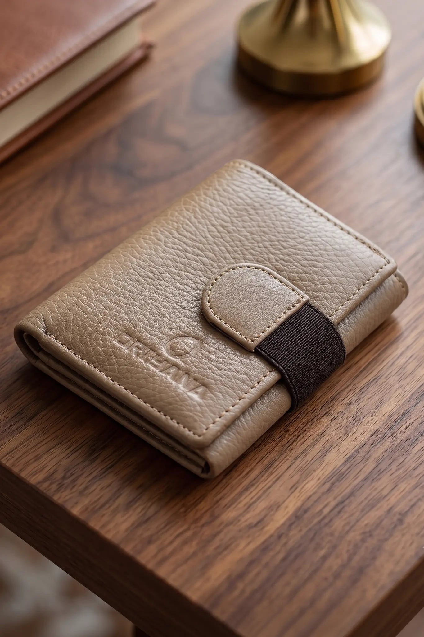 Men's Genuine Leather Wallet | 3 Fold Button Wallet WLT0001