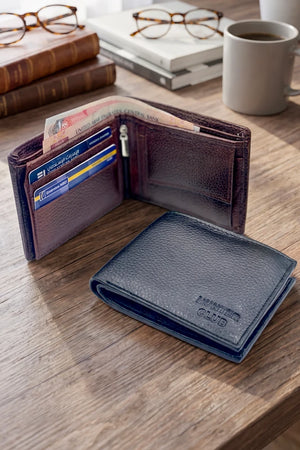 Men's Top Leather Quality Wallet | Hunter Club LL Leather Wallet SF 01
