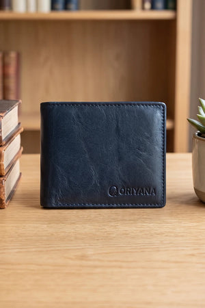 ORIYANA Men's Wallet Genuine Leather RFID Blocking Wallet | LL 3012