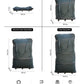 Expandable Foldable Lightweight Travel Duffel Mesh Wheel Bag Rolling Storage Bag