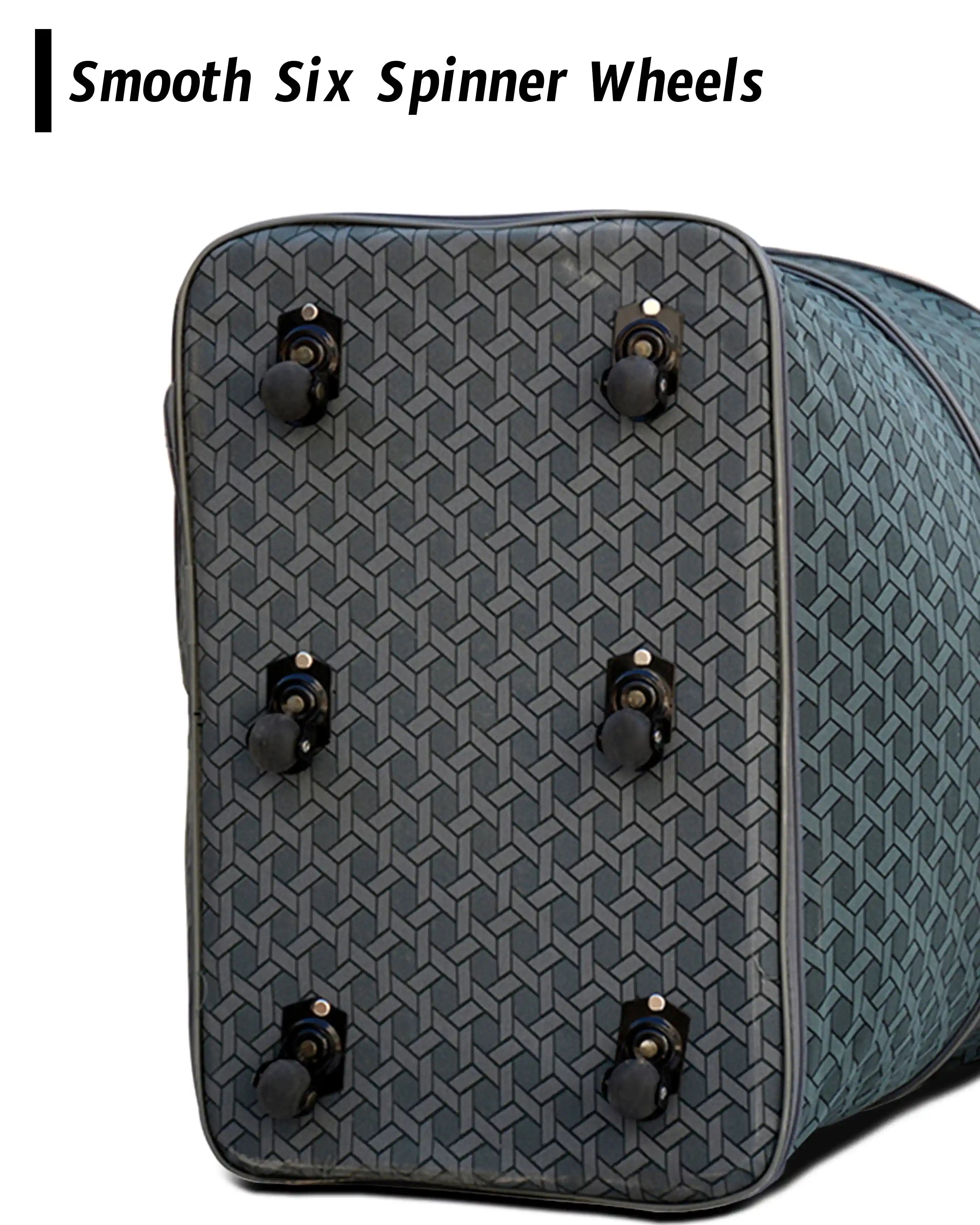 Expandable Foldable Lightweight Travel Duffel Mesh Wheel Bag | Rolling Storage Bag
