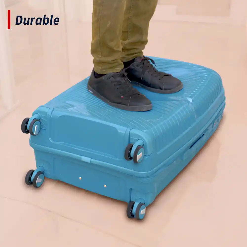 32 Inch Miami PP Unbreakable Hardshell Extra Large Check In Luggage with Spinner Wheels