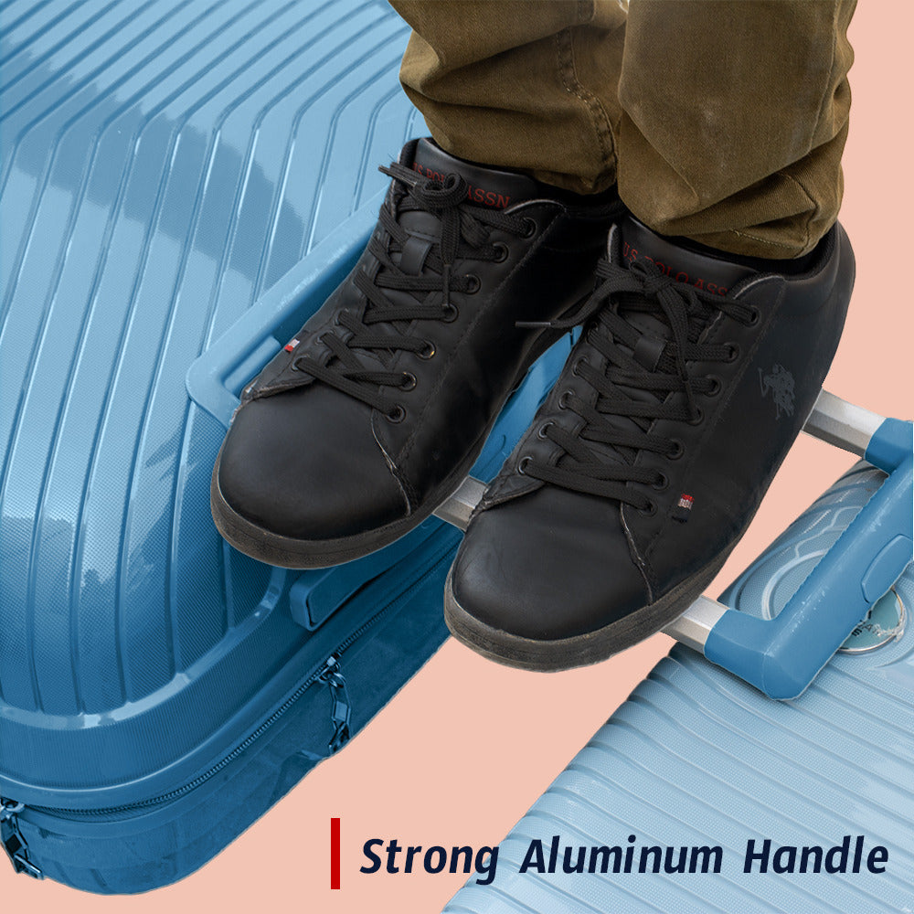 20" Miami PP Unbreakable Luggage Bag with Double Spinner Wheels | Lightweight Hard Case Trolley