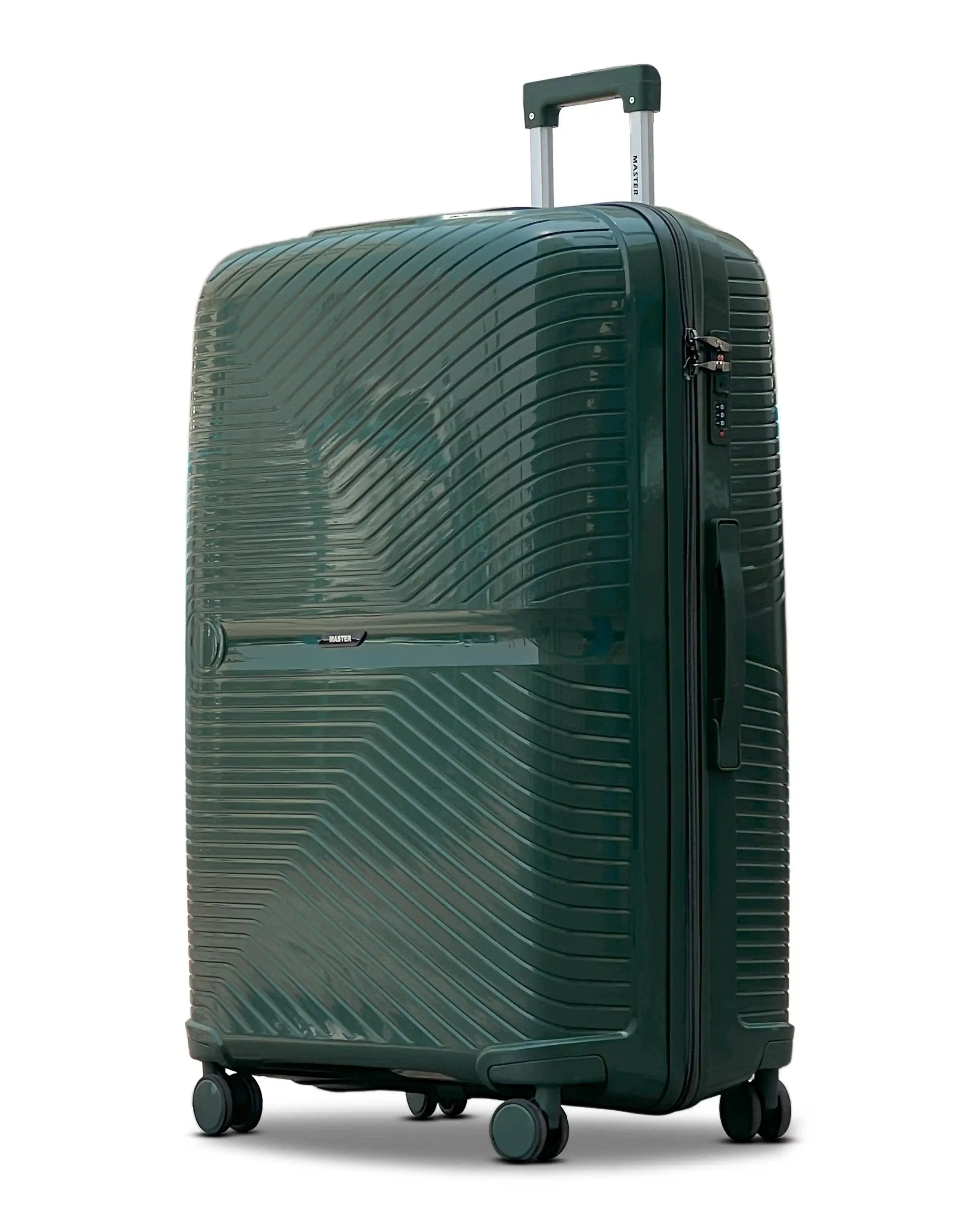 32 Inch Miami PP Unbreakable Hardshell Extra Large Check In Luggage with Spinner Wheels