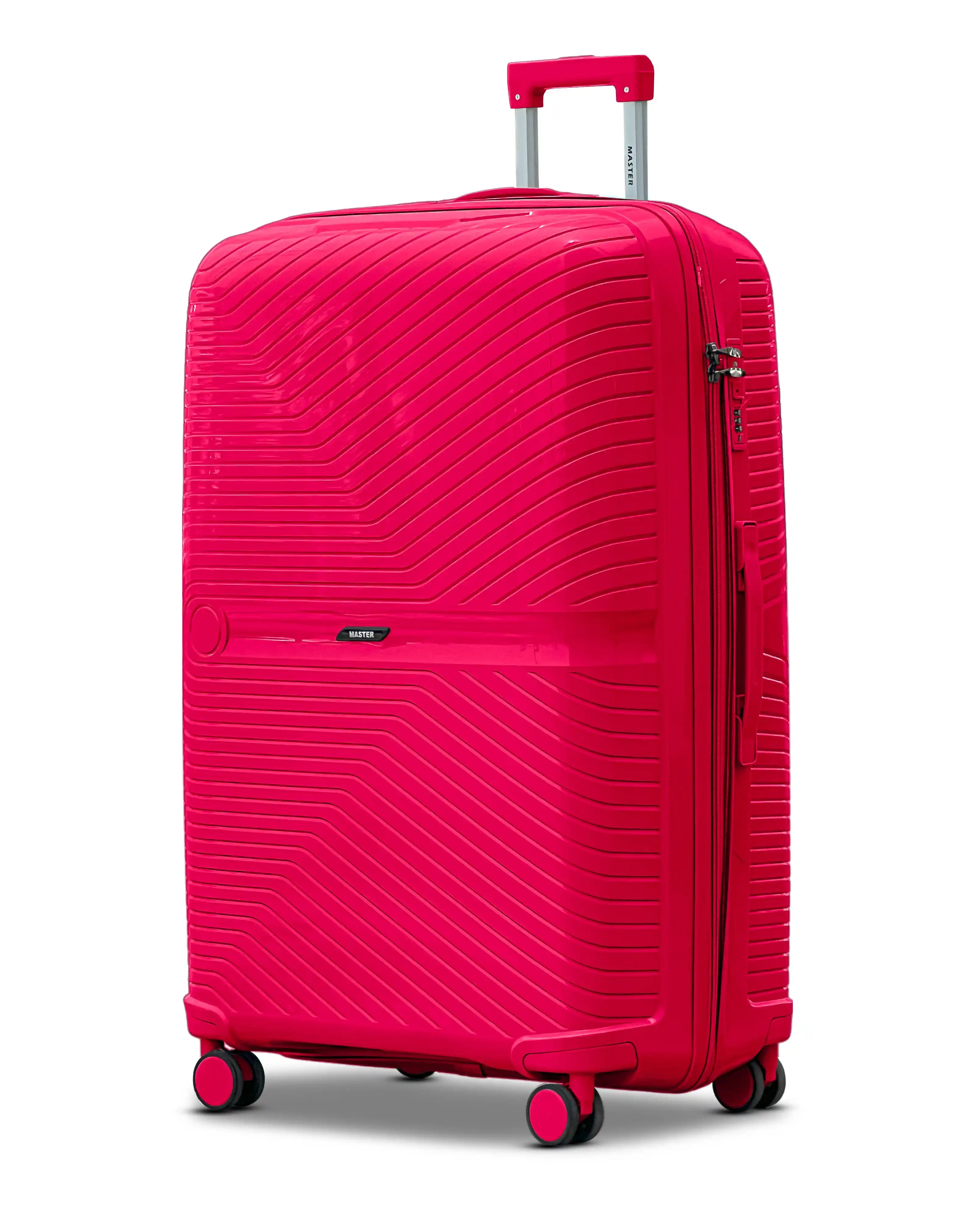 32 Inch Miami PP Unbreakable Hardshell Extra Large Check In Luggage with Spinner Wheels