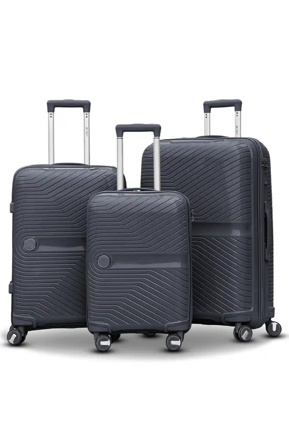 Miami PP Unbreakable Lightweight 3 Pcs Set (20/24/28 Inch) Luggage Bags with Smooth Spinner Wheels