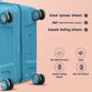 Medium Size 24 Inch Luggage Bag Unbreakable Miami PP with free backpack