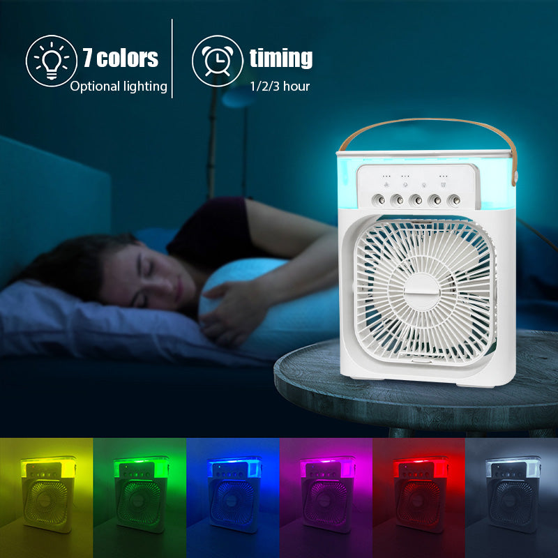Mini Air Conditioner Water Cooler | USB Desktop Portable Humidification Fan
