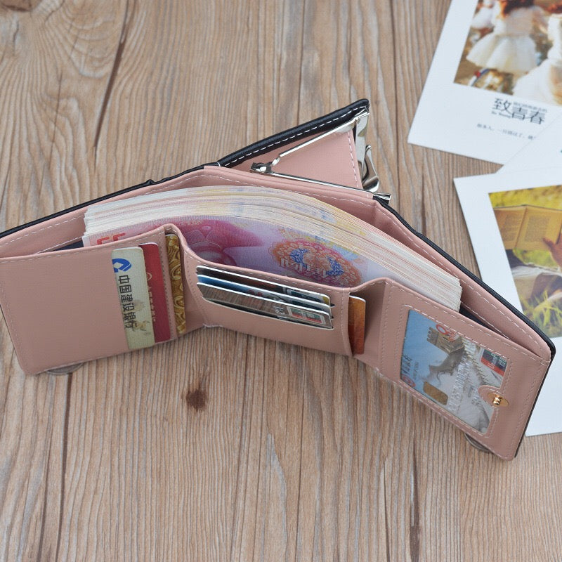 Card Holder Short Deer Wallet | Mini Clutch Purse For Women