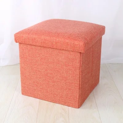 Mini Foldable Storage Box | Fabric and Durable Stool for Home Organization