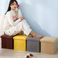 Mini Foldable Storage Box | Fabric and Durable Stool for Home Organization