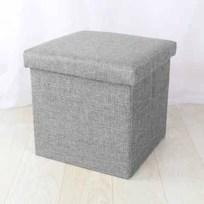 Mini Foldable Storage Box | Fabric and Durable Stool for Home Organization