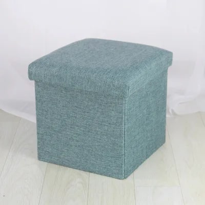 Mini Foldable Storage Sofa | Fabric and Durable Stool for Home Organization
