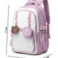 17 Inch Mocha Dua School Backpack With its dimension