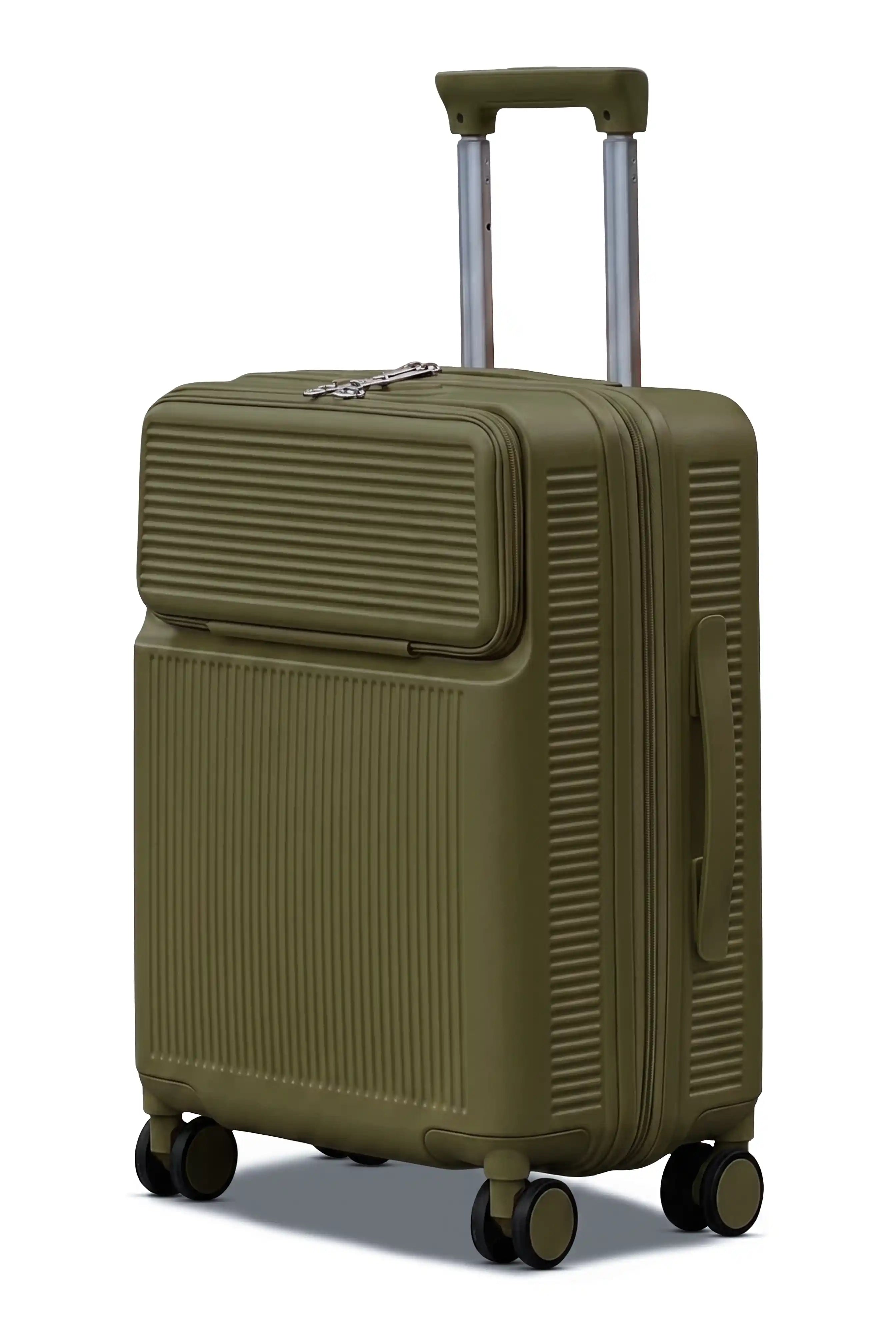 Monarch Expandable Lightweight PC 3 Pcs Set (20/24/28 Inch) Luggage Bags with Smooth Spinner Wheels