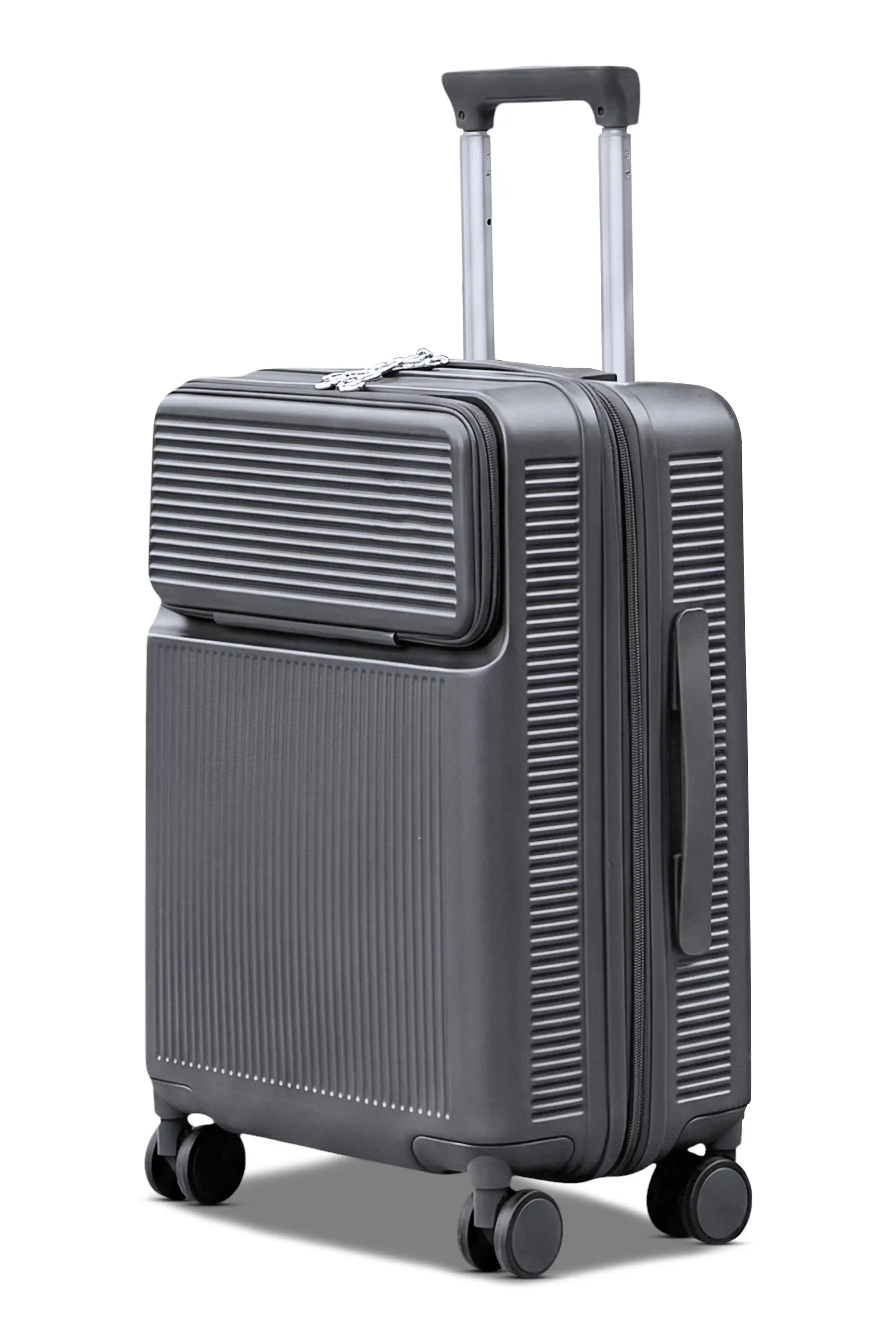 Monarch Expandable Lightweight PC 3 Pcs Set (20/24/28 Inch) Luggage Bags with Smooth Spinner Wheels