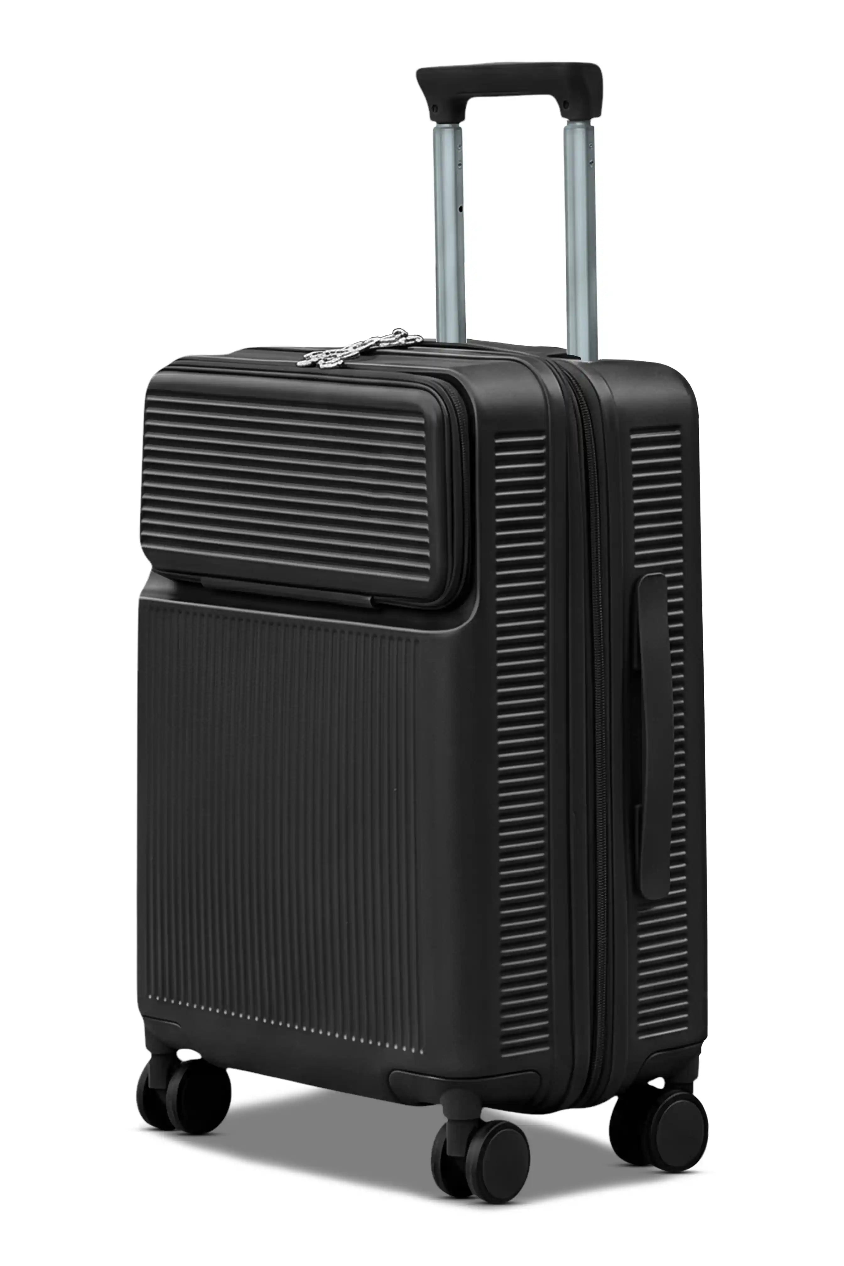 Monarch Expandable Lightweight PC 3 Pcs Set (20/24/28 Inch) Luggage Bags with Smooth Spinner Wheels