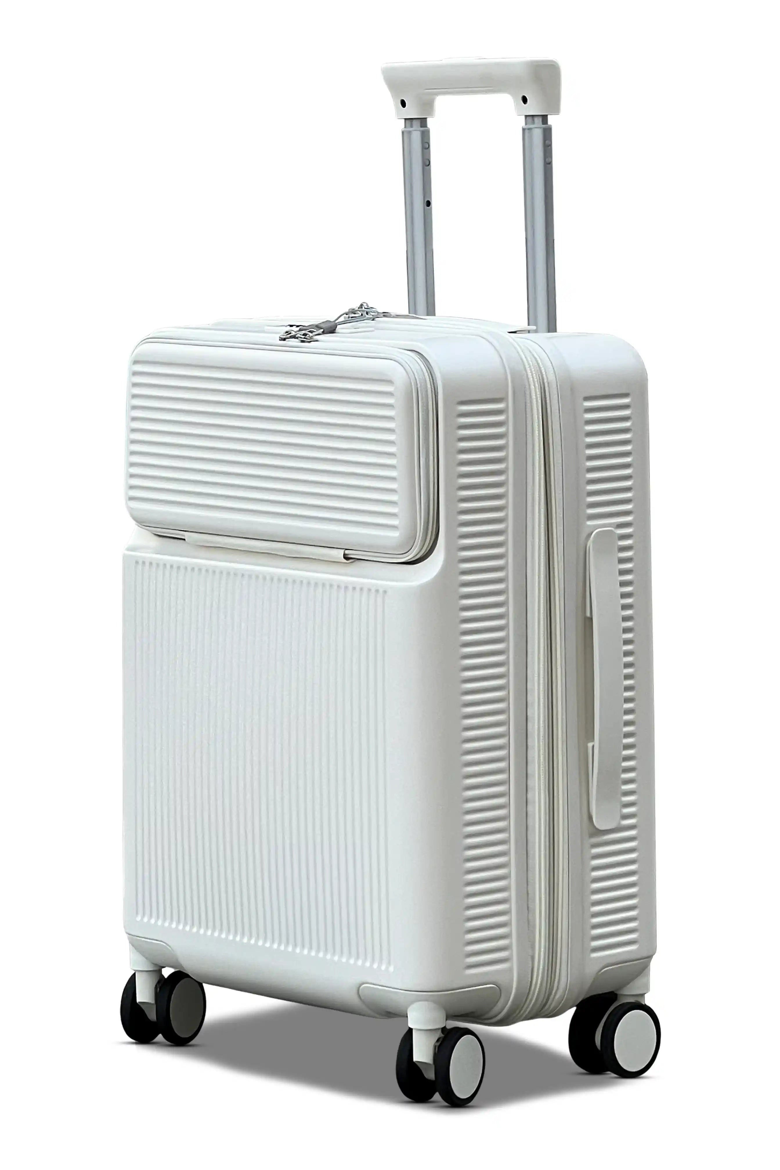 Monarch Expandable Lightweight PC 3 Pcs Set (20/24/28 Inch) Luggage Bags with Smooth Spinner Wheels