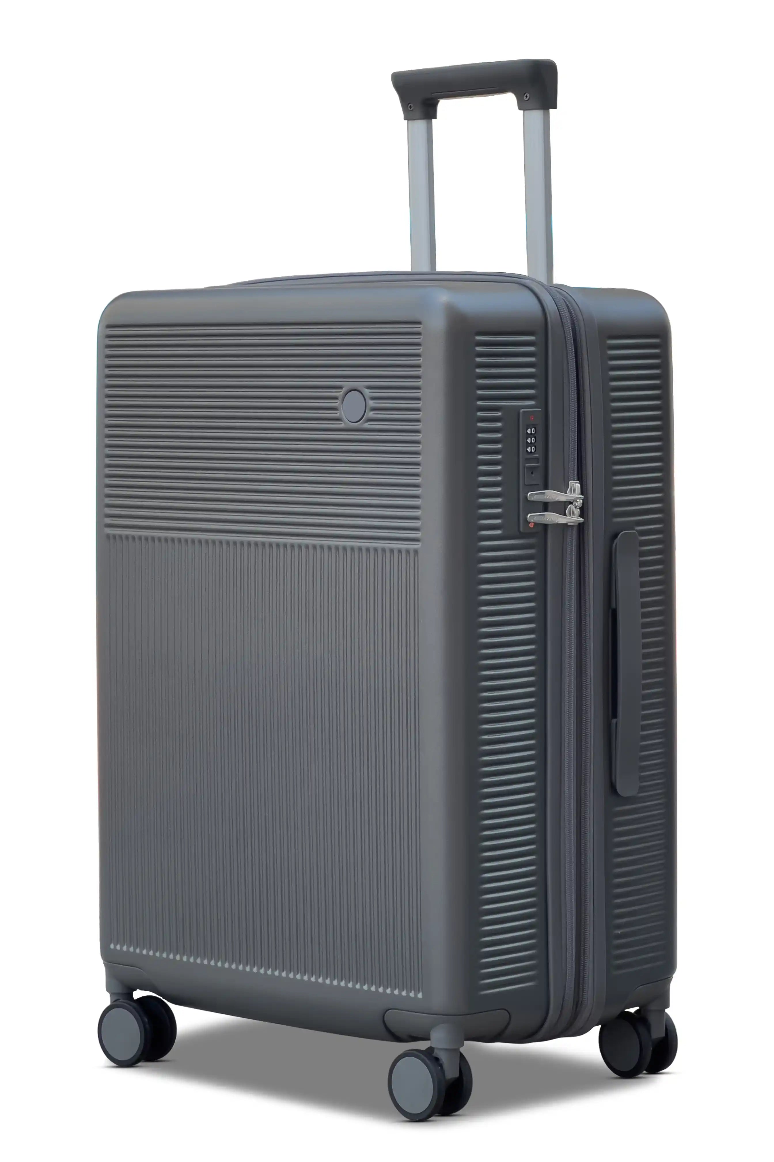 Monarch Expandable Lightweight PC 3 Pcs Set (20/24/28 Inch) Luggage Bags with Smooth Spinner Wheels