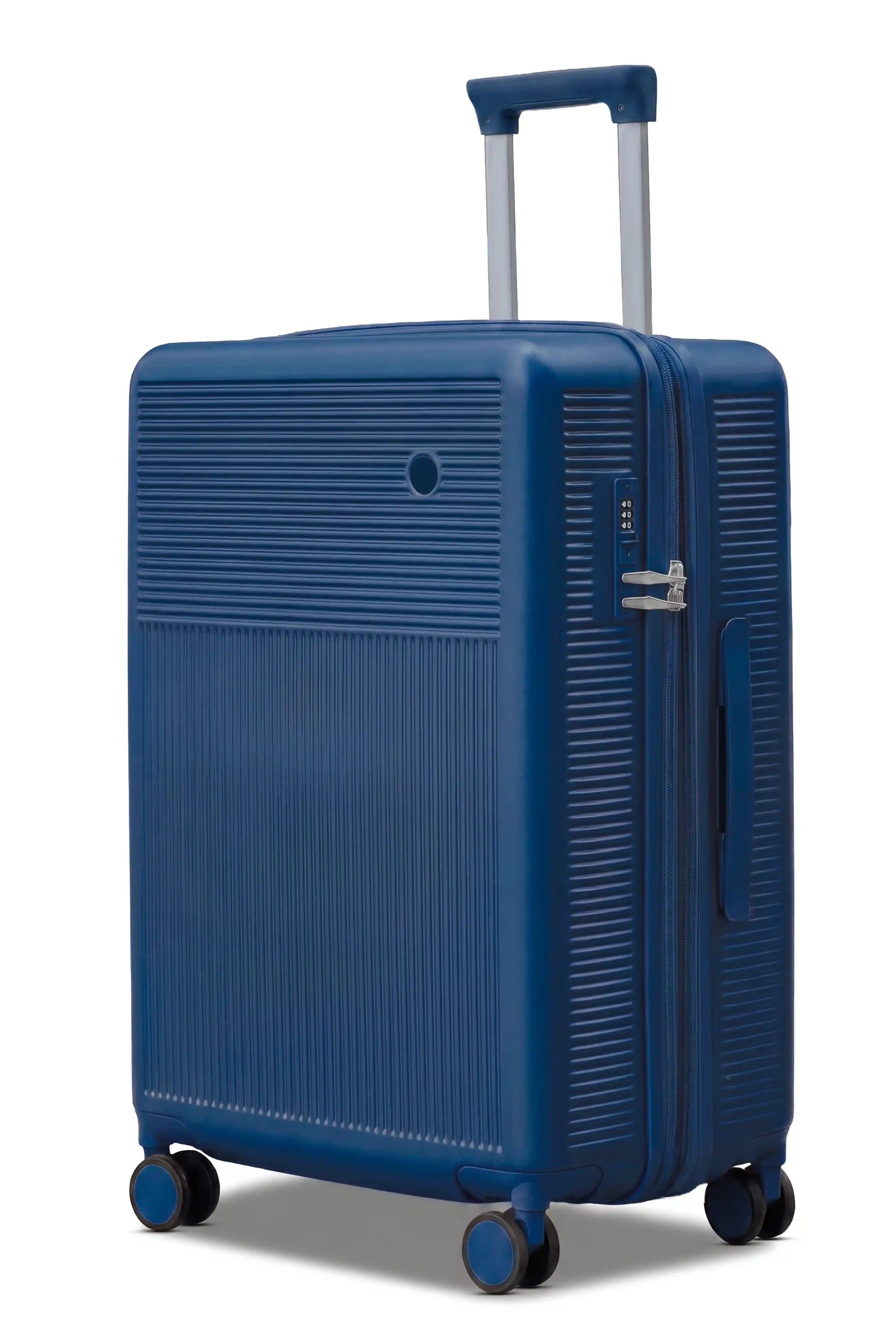 Monarch Expandable Lightweight PC 3 Pcs Set (20/24/28 Inch) Luggage Bags with Smooth Spinner Wheels