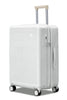 24 Inch Medium Checked In Monarch Expandable Lightweight PC Luggage Bags with Smooth Spinner Wheels