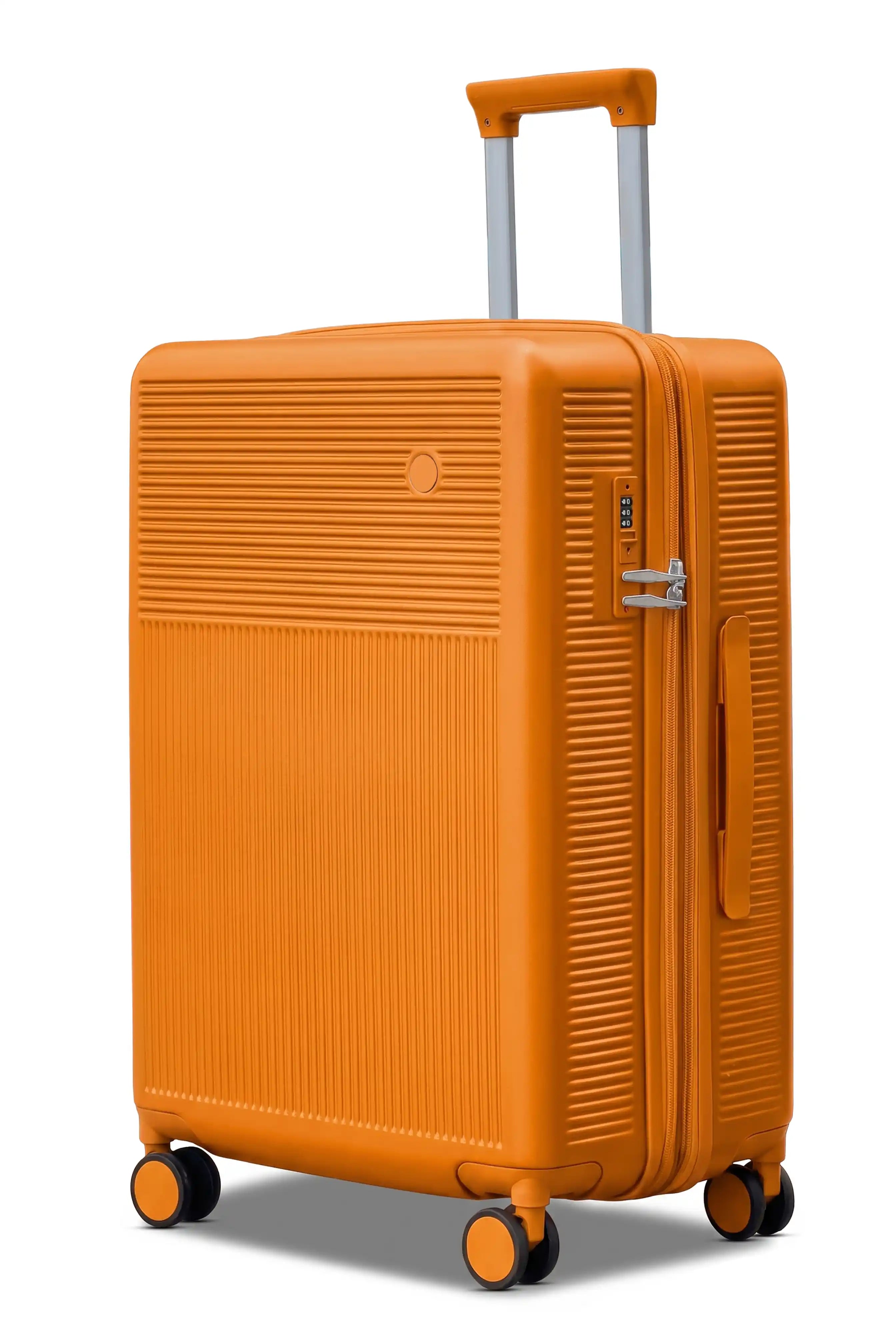Monarch Expandable Lightweight PC 3 Pcs Set (20/24/28 Inch) Luggage Bags with Smooth Spinner Wheels