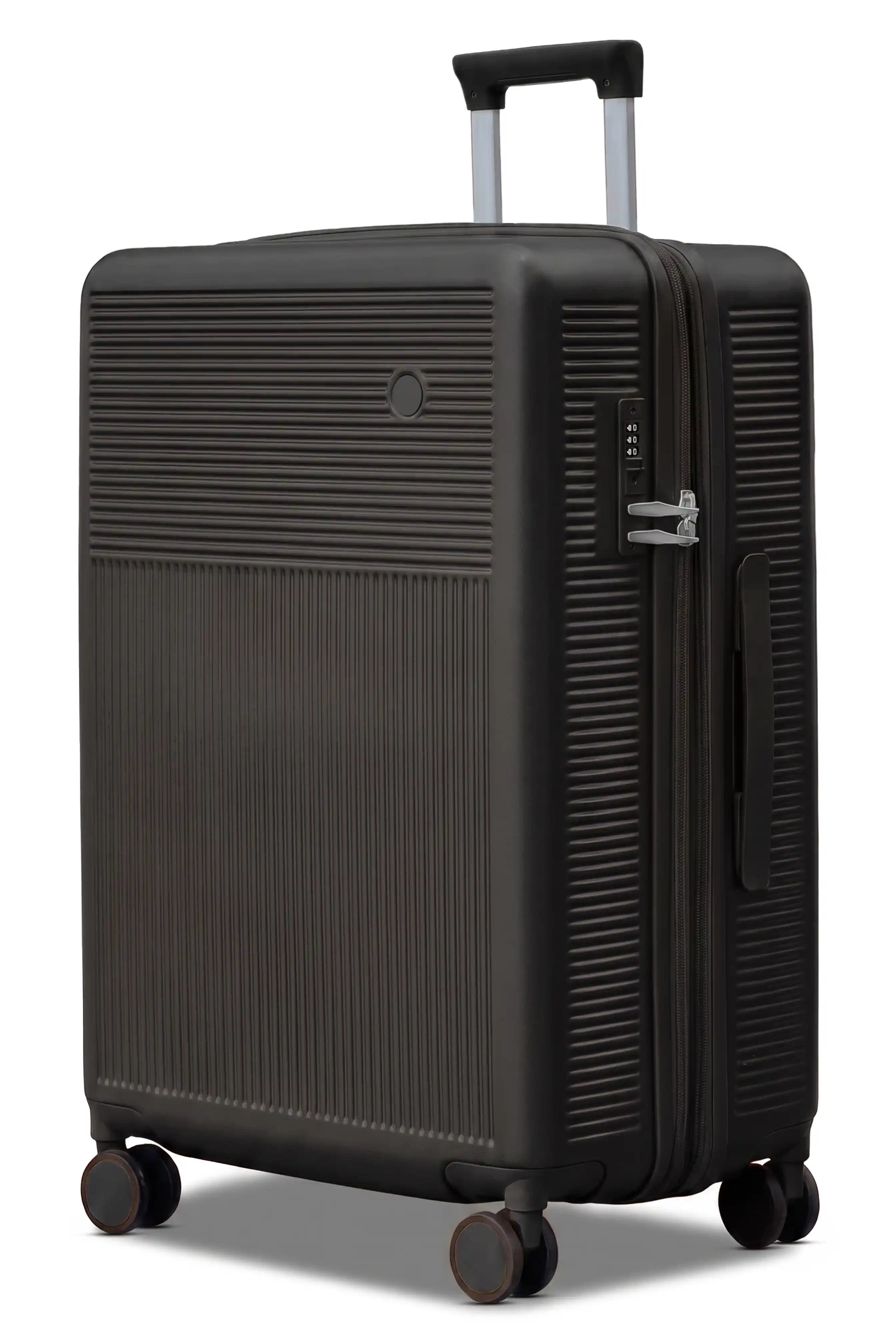 Monarch Expandable Lightweight PC 3 Pcs Set (20/24/28 Inch) Luggage Bags with Smooth Spinner Wheels