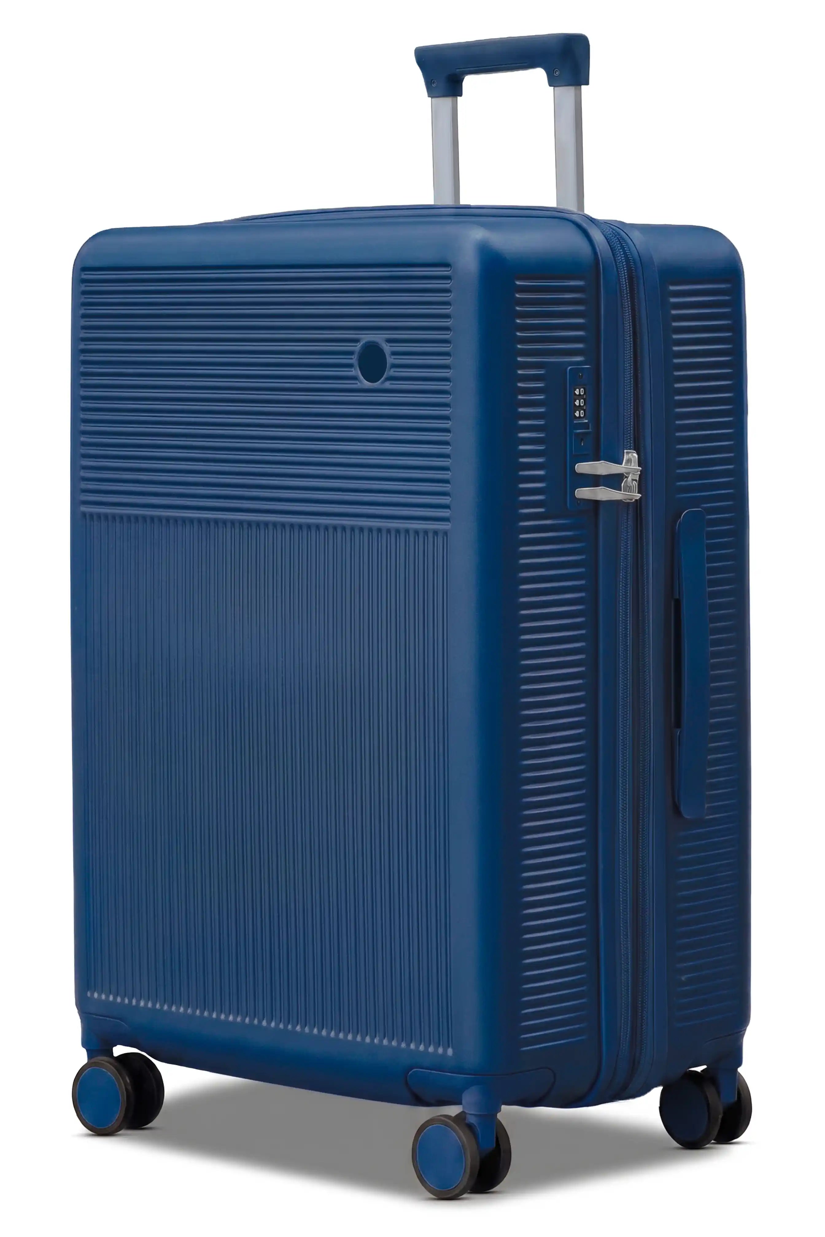 Monarch Expandable Lightweight PC 3 Pcs Set (20/24/28 Inch) Luggage Bags with Smooth Spinner Wheels