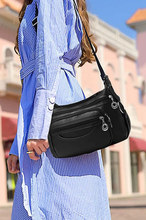 Multi Pockets Hobo Crossbody Bag For Women | Casual Waterproof Messenger Bag