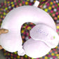 Soft Memory Form Neck Pillow and Sleeping Eye Mask For Travel Purpose | Cute Fruit Printed