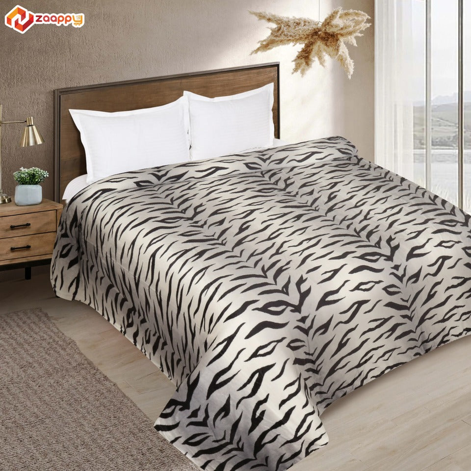 Modern Leopard Printed King Size Soft Indian Blankets for Summer