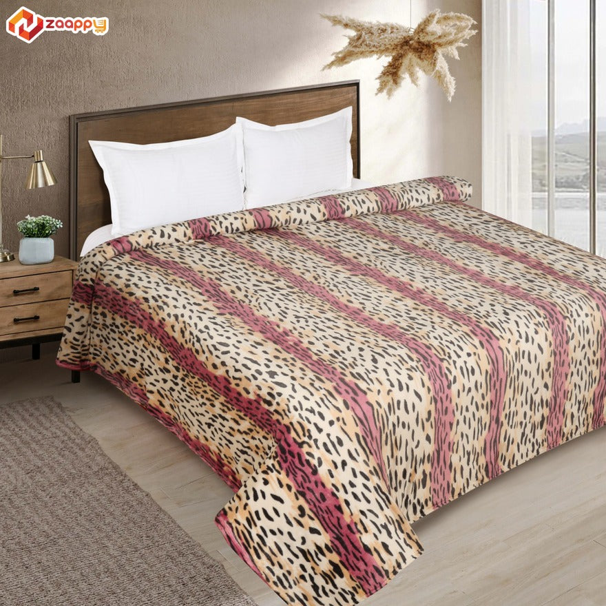 Modern Leopard Printed King Size Soft Indian Blankets Zaappy.com