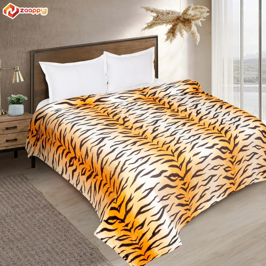 Modern Leopard Printed King Size Soft Indian Blankets for Summer