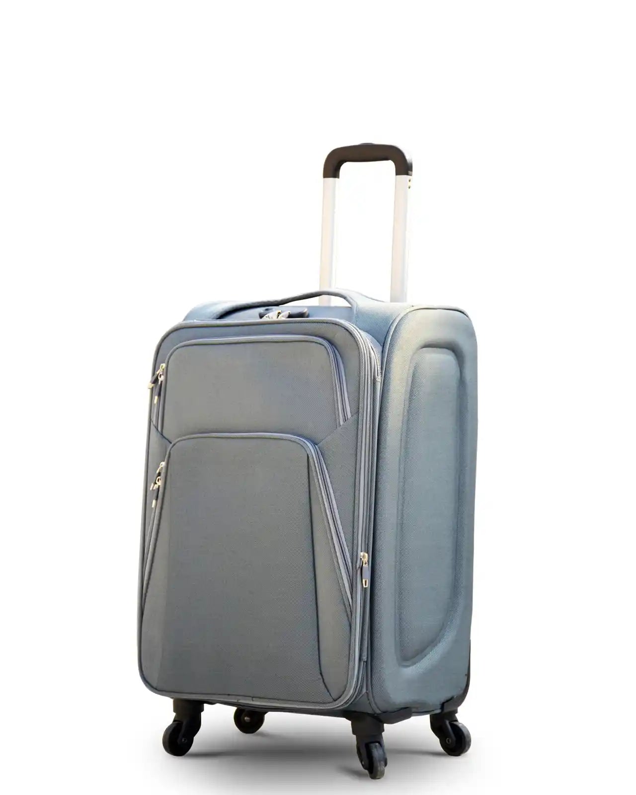 4 Piece Set 20, 24, 28 and 32 Inches SJ JIAN 4 Wheel Lightweight Soft Material Luggage Bag