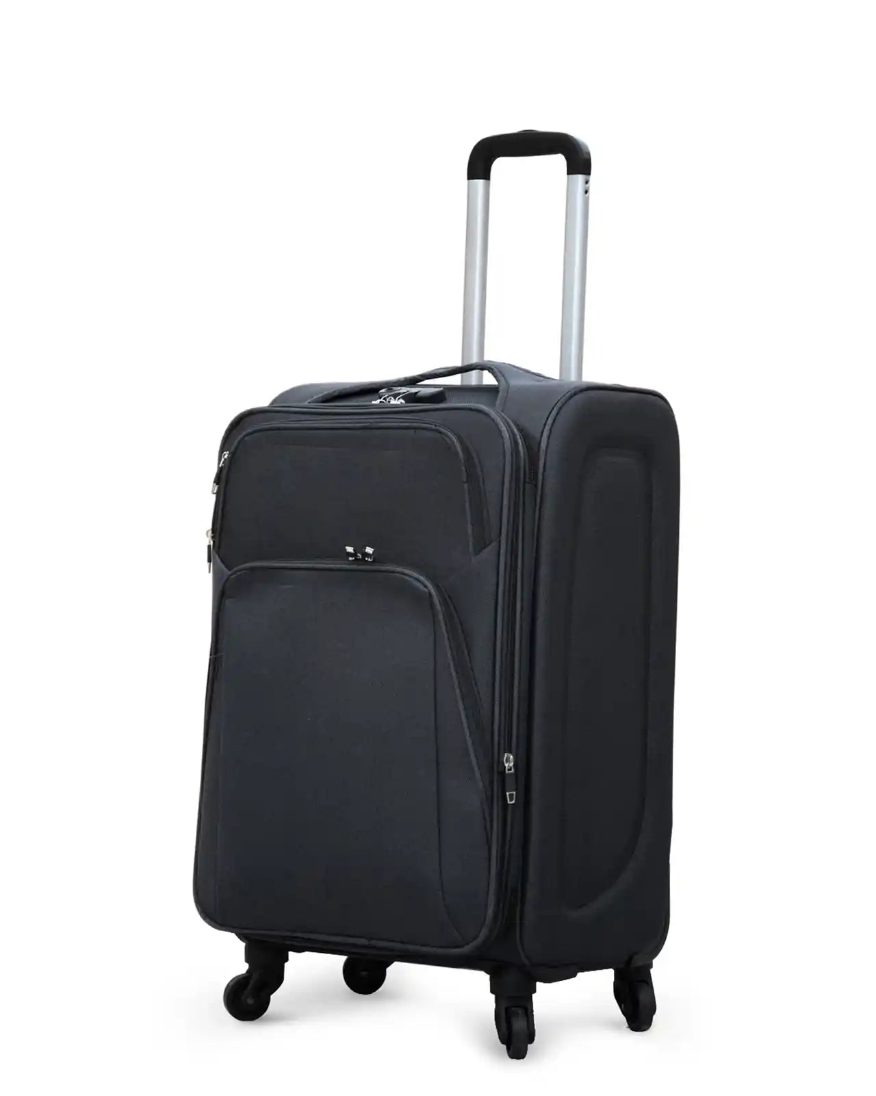 4 Piece Set 20, 24, 28 and 32 Inches SJ JIAN 4 Wheel Lightweight Soft Material Luggage Bag