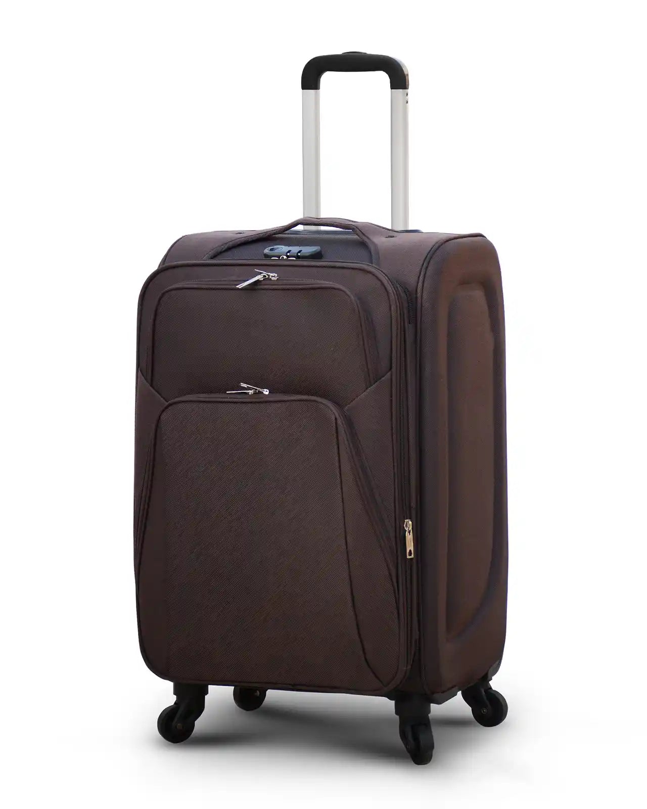 4 Piece Set 20, 24, 28 and 32 Inches SJ JIAN 4 Wheel Lightweight Soft Material Luggage Bag