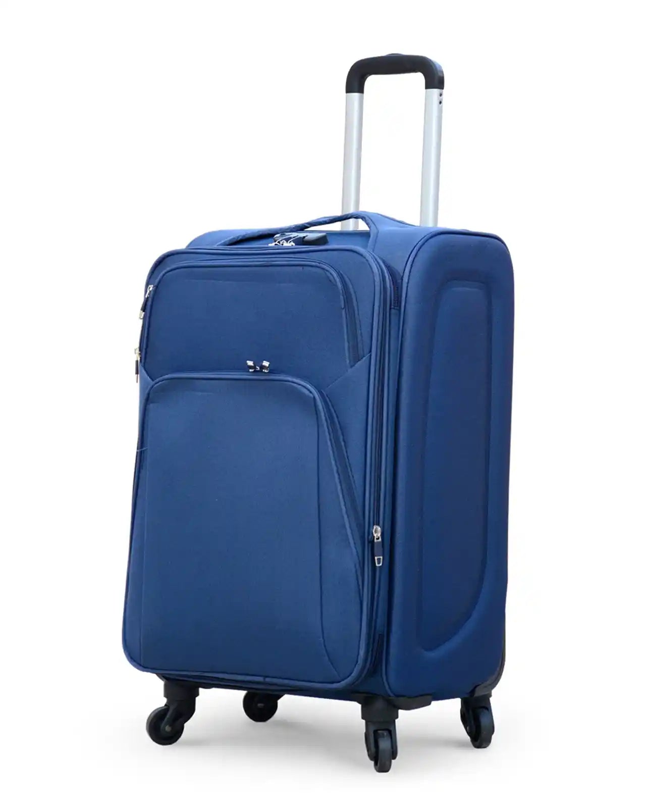 4 Piece Set 20, 24, 28 and 32 Inches SJ JIAN 4 Wheel Lightweight Soft Material Luggage Bag