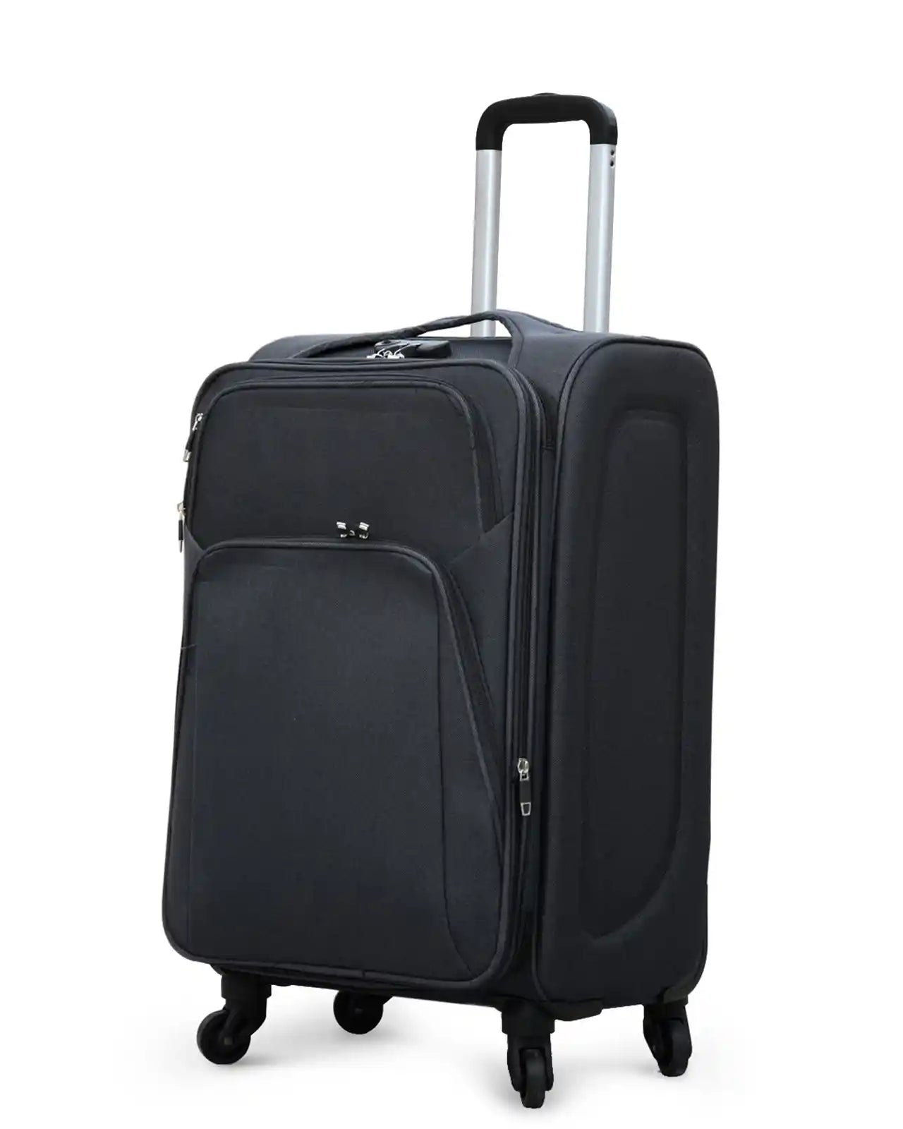 4 Piece Set 20, 24, 28 and 32 Inches SJ JIAN 4 Wheel Lightweight Soft Material Luggage Bag