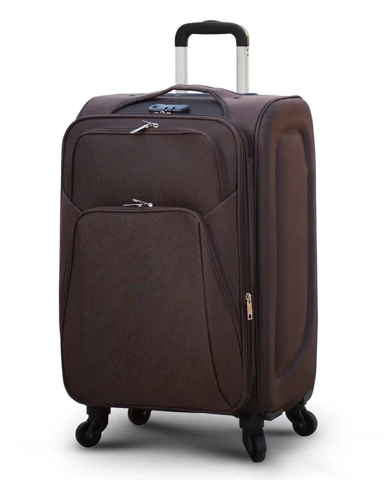 4 Piece Set 20, 24, 28 and 32 Inches SJ JIAN 4 Wheel Lightweight Soft Material Luggage Bag