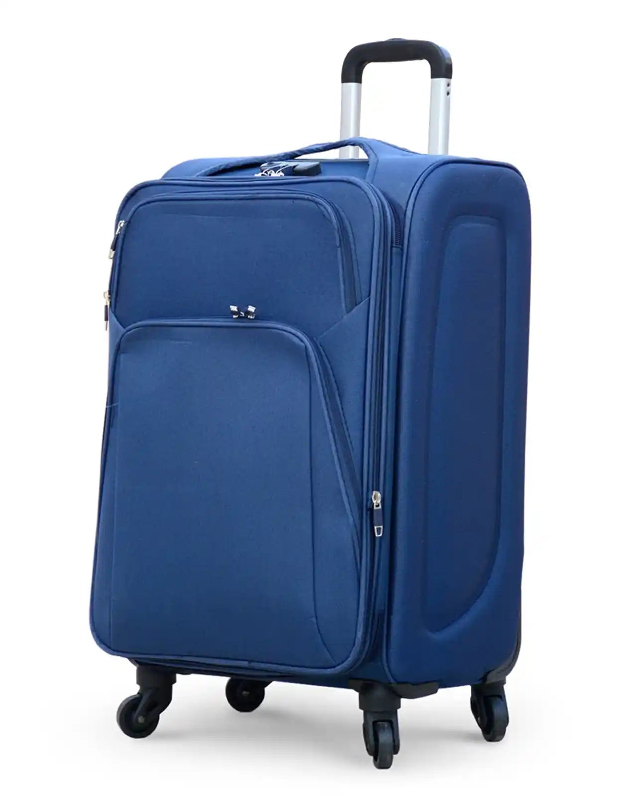4 Piece Set 20, 24, 28 and 32 Inches SJ JIAN 4 Wheel Lightweight Soft Material Luggage Bag