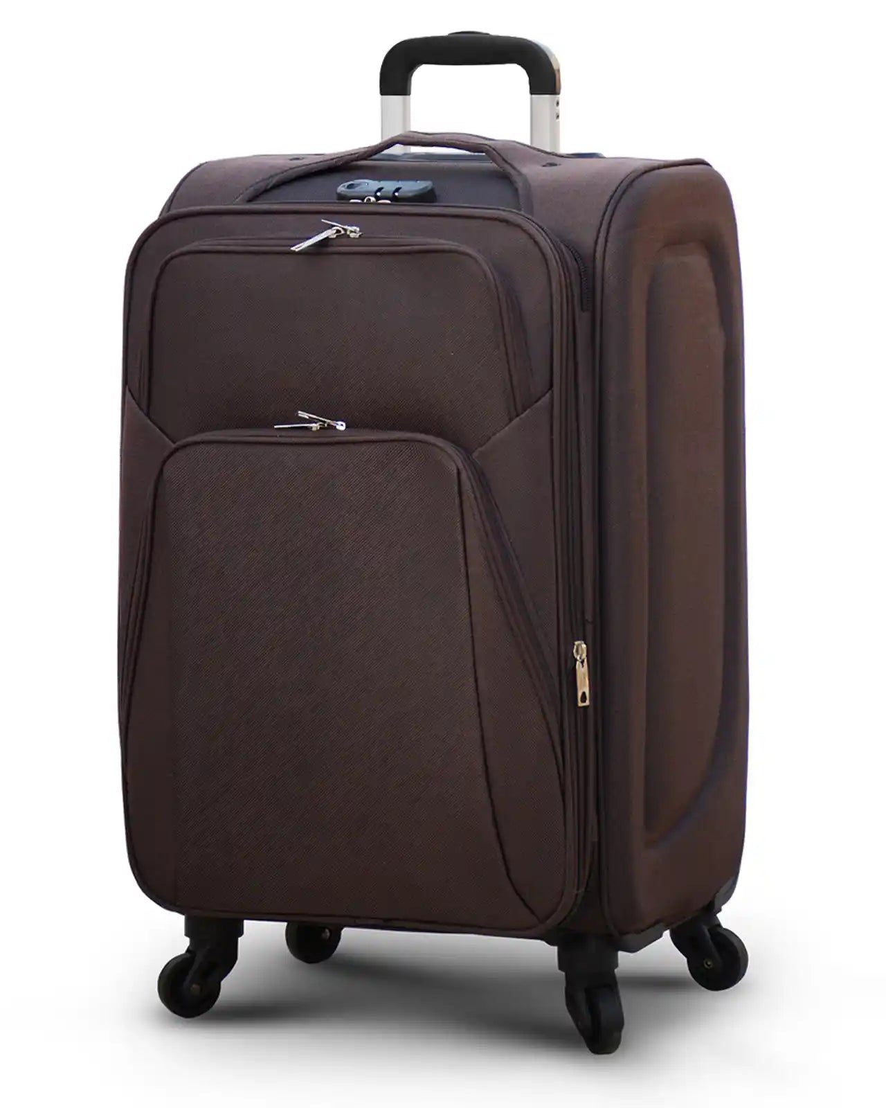4 Piece Set 20, 24, 28 and 32 Inches SJ JIAN 4 Wheel Lightweight Soft Material Luggage Bag
