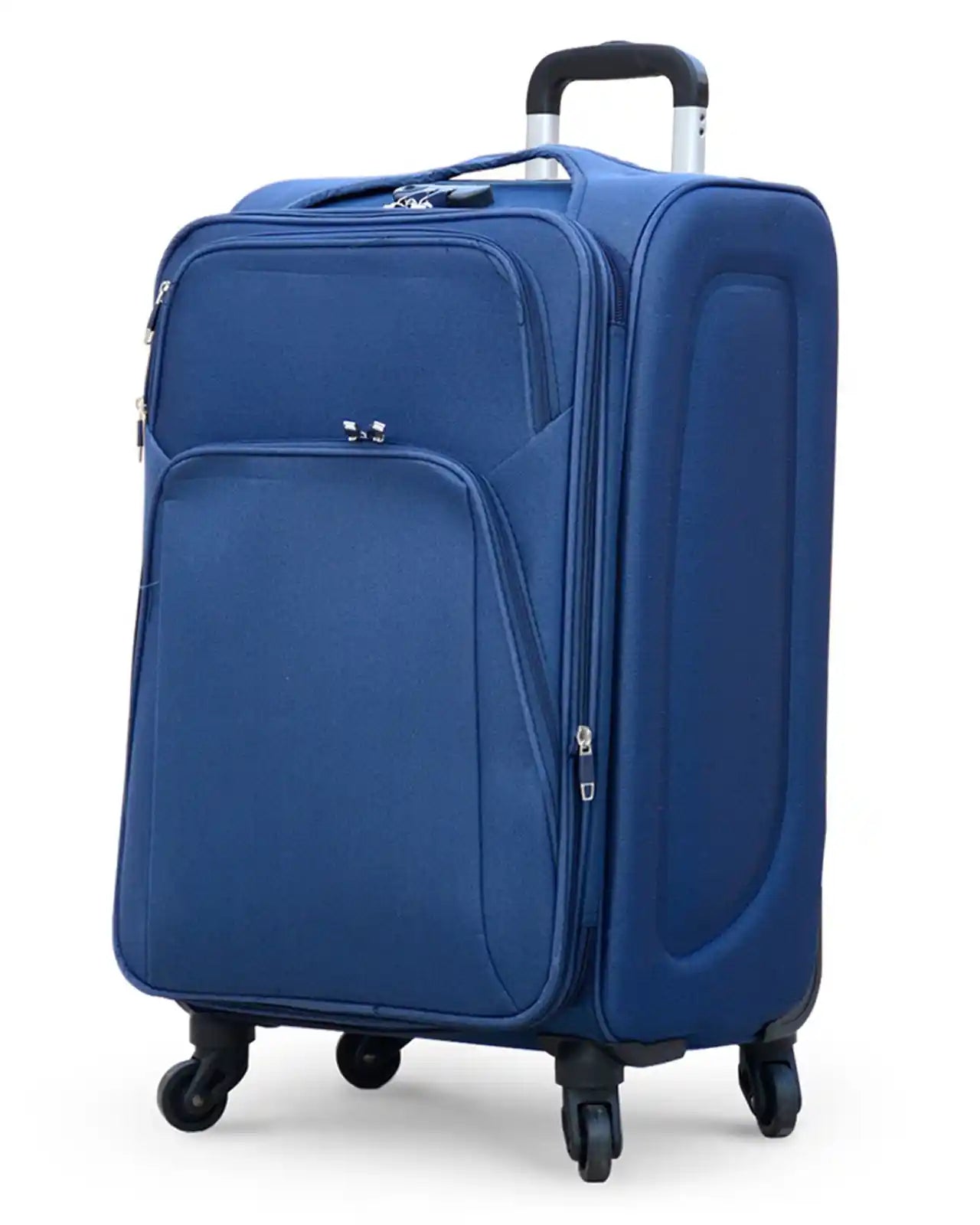 4 Piece Set 20, 24, 28 and 32 Inches SJ JIAN 4 Wheel Lightweight Soft Material Luggage Bag