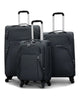 4 Piece Set 20, 24, 28 and 32 Inches SJ JIAN 4 Wheel Lightweight Soft Material Luggage Bag