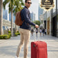 4 Piece Set 20, 24, 28 and 32 Inches SJ JIAN 4 Wheel Lightweight Soft Material Luggage Bag with 2 year warranty