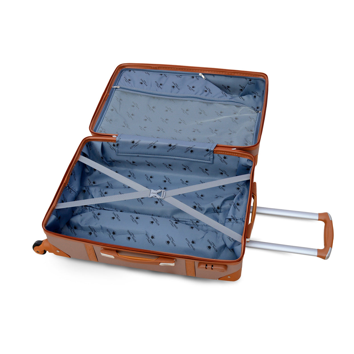 28" Lightweight ABS Corner Guard Luggage | Rose Gold Hard Case Trolley Bag