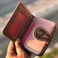 Oil Wax Small Women Wallet | PU Leather Ladies Card Holder Purse Zaappy